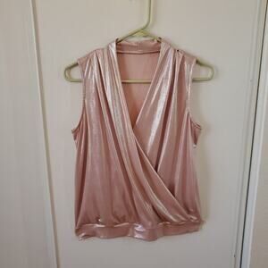 Pink top, for parties, size small, INC